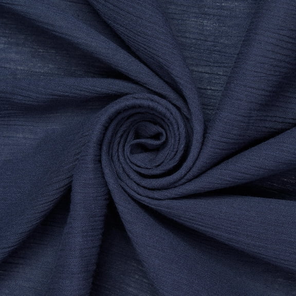 Luxe Cotton Gauze - Navy Blue