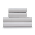 thumbnail image 1 of Luxe Cotton Percale Crisp and Cool Sheet Set, King/California King, Light Grey, 1 of 6