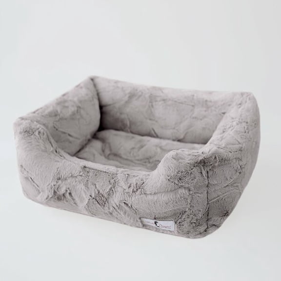 Luxe Dog Bed: Taupe (small)