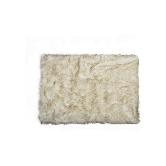 Luxe Fade Resistant Shed Free 100% Animal-Free Hudson Faux Sheepskin Rug
