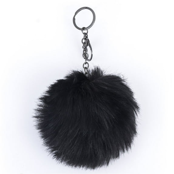 Luxe Fashion Faux faux Pom Pom 1 Inch Accessory for Keychains Bags Luggage
