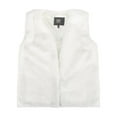 thumbnail image 1 of Luxe Fashion Faux faux Vest Off White Women Sizes XS-XL Fully Lined Acrylic, 1 of 3
