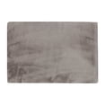 thumbnail image 1 of Luxe Faux Rabbit Fur Rectangular Rug 5' x 8'   - Grey, 1 of 4