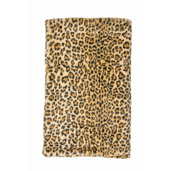 Luxe Faux faux Throw Blanket 50x60 Natural Sheepskin Soft Plush