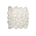 thumbnail image 1 of Luxe Gordon Faux Sheepskin Octo Rug 6x6 Natural 1 Inch Thick, 1 of 3