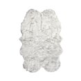 thumbnail image 1 of Luxe Gordon Faux Sheepskin Quattro Rug 4x6 Natural Soft 1 Inch, 1 of 3