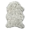thumbnail image 1 of Luxe Gordon Faux Sheepskin Rug 2x3 Gradient Chocolate 1 Piece, 1 of 3