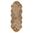 thumbnail image 1 of Luxe Gordon Faux Sheepskin Rug 2x6 Natural Color 100% faux, 1 of 3