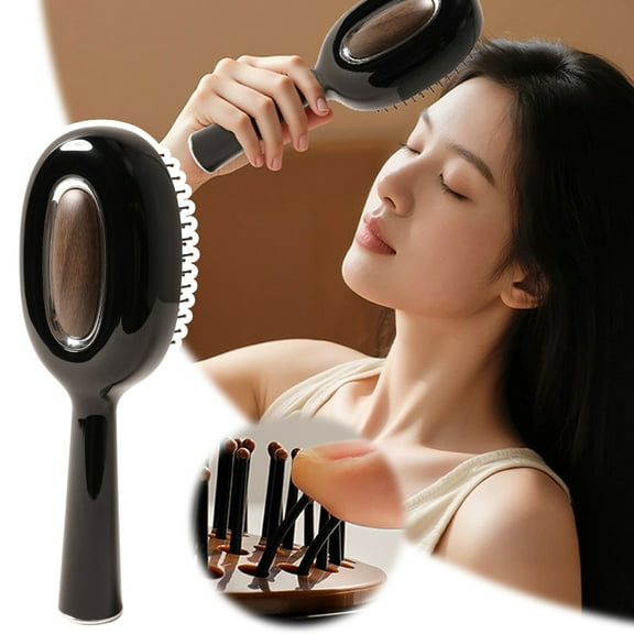 Hair Brush for Women Scalp Massage Tool with High and Low Pin Design Ideal Hairdressing Comb for All Hair Types for Detangling and Relaxation