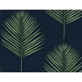 thumbnail image 1 of Luxe Haven Maui Palm Peel and Stick Wallpaper (Midnight Blue & Paradise Green), 1 of 5