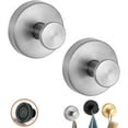 thumbnail image 1 of Luxe Hold No-Drill Hooks, 2024 Upgraded Suction Cup Hooks, Stainless Steel Waterproof Suction Cup Hooks (Sliver*2), 1 of 8