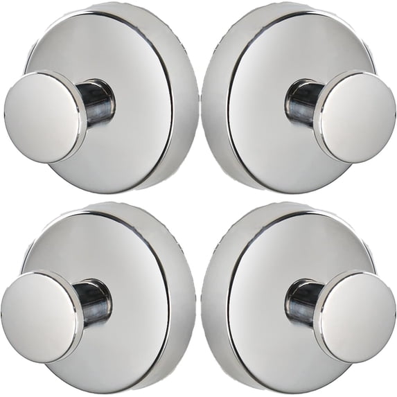 Luxe Hold No-Drill Hooks, Luxe Grip Adhesive Suction Hook for Shower, Luxe Grip Suction Cup Hooks for Shower (Bright,4 pcs*)