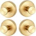 thumbnail image 1 of Luxe Hold No-Drill Hooks, Luxe Grip Adhesive Suction Hook for Shower, Luxe Grip Suction Cup Hooks for Shower (Gold,4 pcs*), 1 of 1