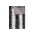 thumbnail image 1 of Luxe Home Decor Classic Faux Fur Throw | 1-Piece | Irving charcoal/white  | 50x60 In, 1 of 5