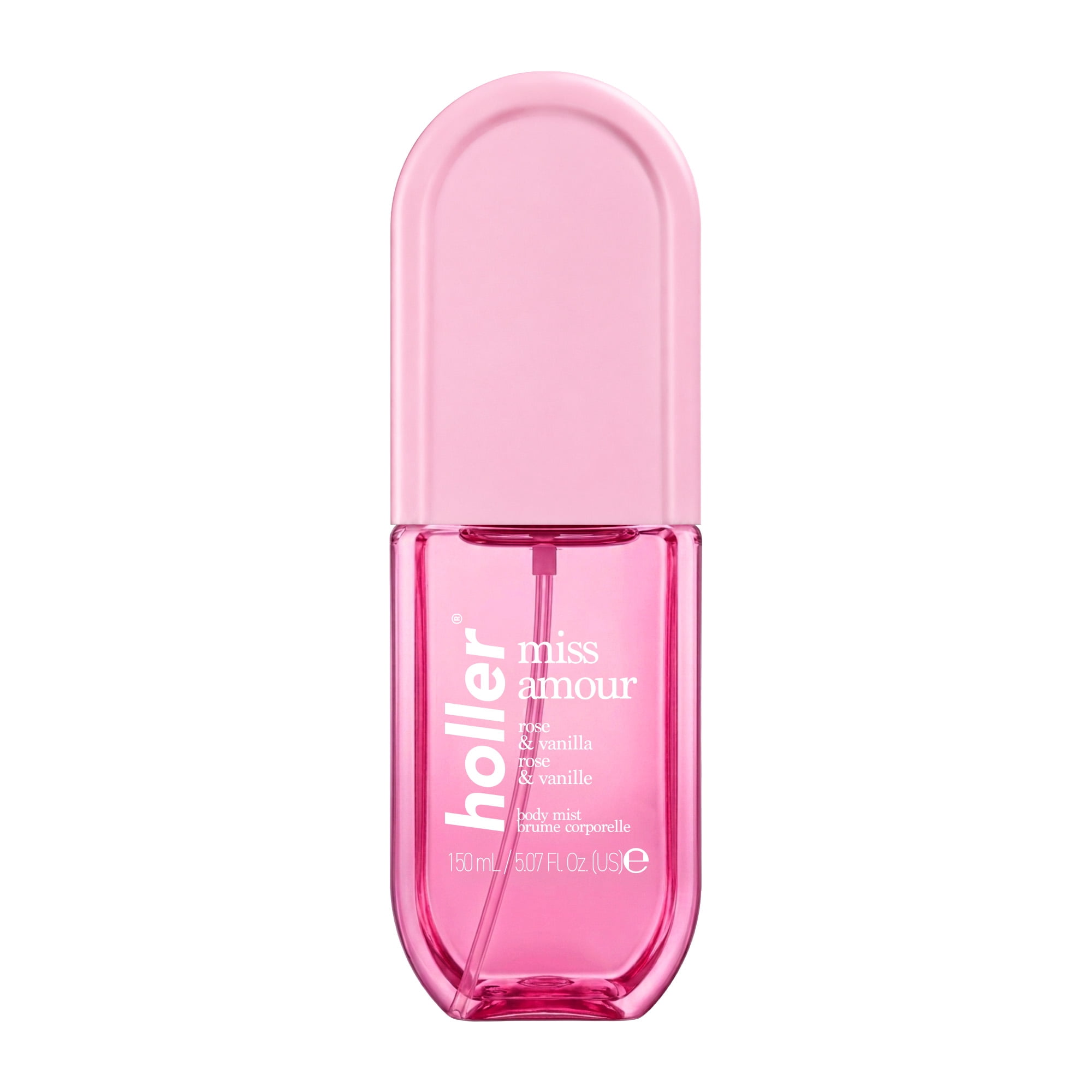 HOLLER Luxe Collective Inc. Miss Amour Rose & Vanilla Body Mist, 5.07 fl oz