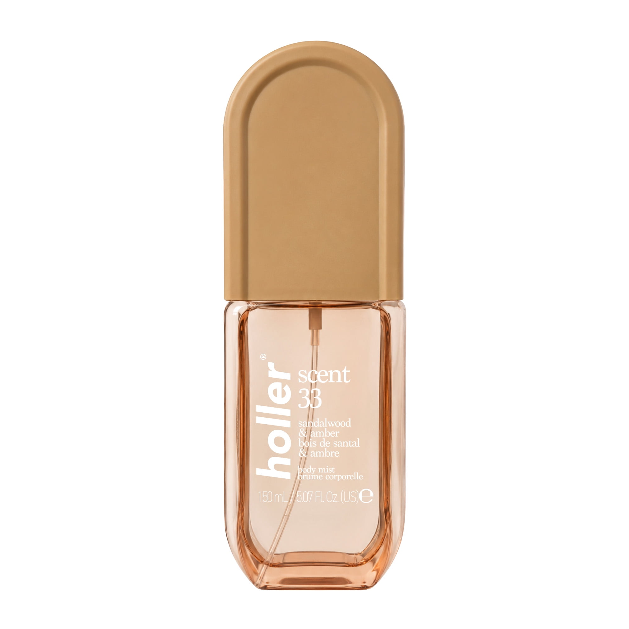 HOLLER Luxe Collective Inc. Scent 33 Sandalwood & Amber Body Mist, 5.07 fl oz