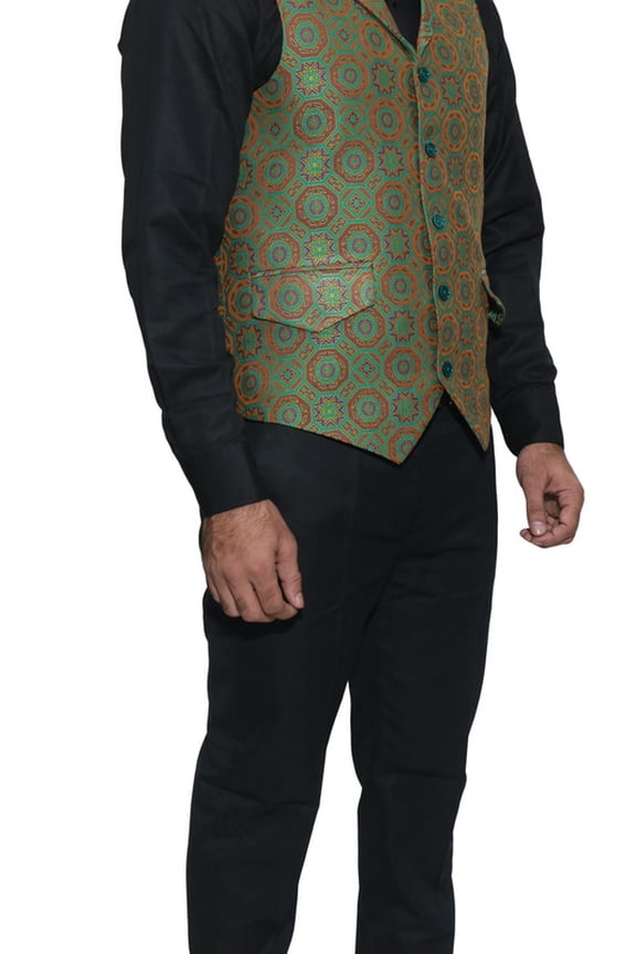 Luxe Jacquard Nehru Jacket for Men - Stylish Indian Wedding Vest Coat, Designer Formal Party Wear, Nehru Collar Vest, Elegant Men’s Fashion, XS to XXXL