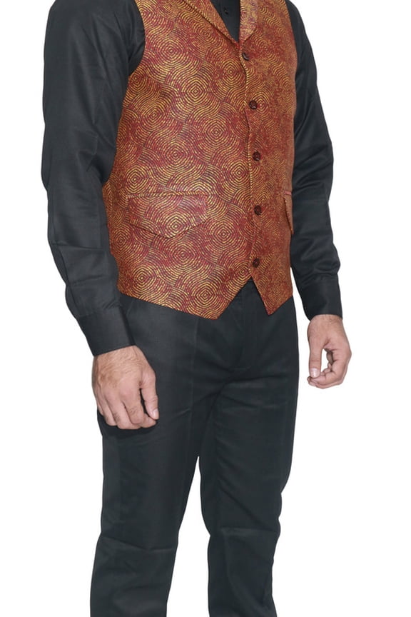 Luxe Jacquard Nehru Jacket for Men - Stylish Indian Wedding Vest Coat, Designer Formal Party Wear, Nehru Collar Vest, Elegant Men’s Fashion, XS to XXXL
