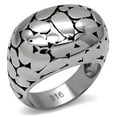 thumbnail image 1 of Luxe Jewelry Designs Stainless Steel Dome Shaped Women's Ring - Size 5 (Pack of 2), 1 of 4