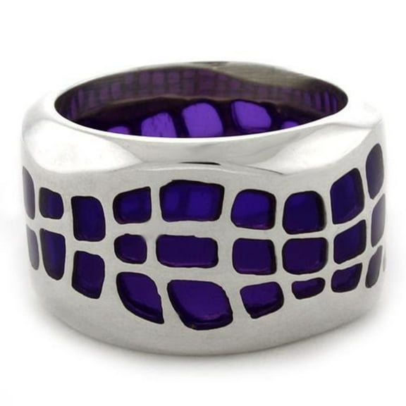 Luxe Jewelry Designs Women's 925 Sterling Silver Dome Style Ring - Size 6