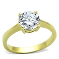 thumbnail image 1 of Luxe Jewelry Designs Women's High Polished Engagement Ring with AAA Grade Cubic Zirconia Diamond -, 1 of 4