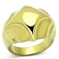 thumbnail image 1 of Luxe Jewelry Designs Women's Ion Plated Gold Single Tone Stainless Steel Ring - Size 10 (Pack of 2), 1 of 4