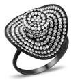 thumbnail image 1 of Luxe Jewelry Designs Women's Ion Plated Stainless Steel Ring with Cubic Zirconia - Size 6, 1 of 4