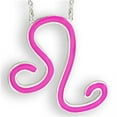 thumbnail image 1 of Luxe Jewelry Designs Women's Silver Plated Curb Style Pendant Necklace with Rose Epoxy (Pack of 4), 1 of 1