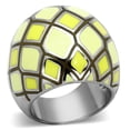 thumbnail image 1 of Luxe Jewelry Designs Women's Stainless Steel Ring With Multi Colored Epoxy - Size 5 (Pack of 2), 1 of 4