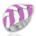 thumbnail image 1 of Luxe Jewelry Designs Women's Stainless Steel Ring with Epoxy - Size 10 (Pack of 3), 1 of 4