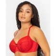 thumbnail image 1 of Luxe Lace Underwire Bra - Diva Red, 1 of 3