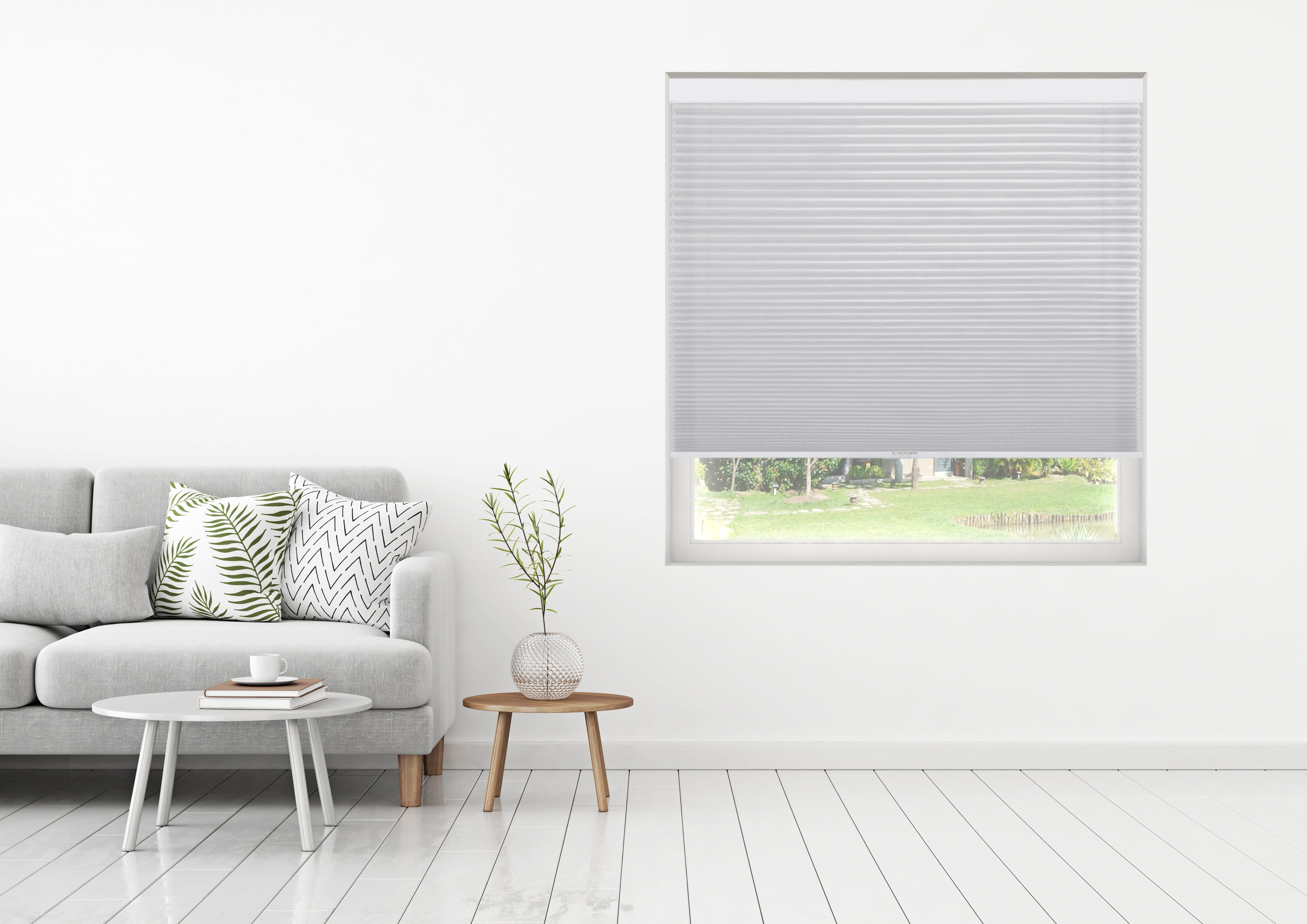 Luxe Light Filtering Cordless Cellular Shade, Gray Violet