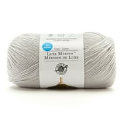 Luxe Merino Solid Yarn by Loops & Threads - Yarn for Knitting - Crochet - Weaving - and Arts & Crafts - Blue Dawn - Wool Blend - 5.3 oz