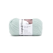 Luxe Merino Solid Yarn by Loops & Threads - Yarn for Knitting - Crochet - Weaving - and Arts & Crafts - Blue - Wool Blend - 5.3 oz