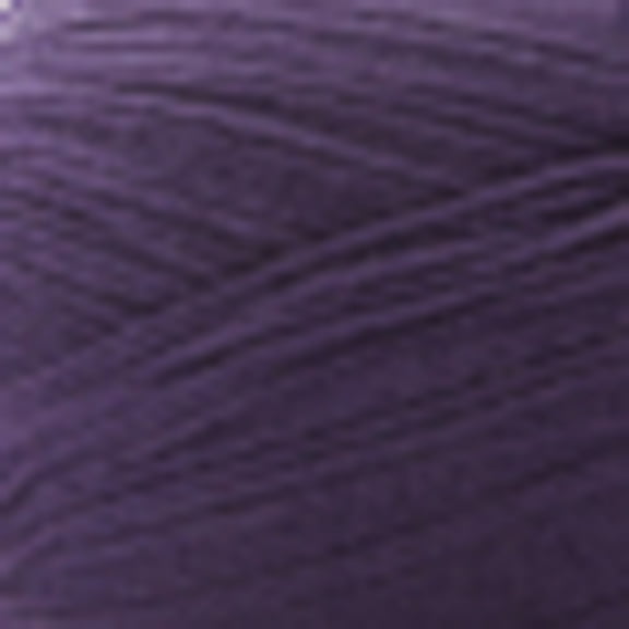 Luxe Merino Solid Yarn by Loops & Threads - Yarn for Knitting - Crochet - Weaving - and Arts & Crafts - Purple - Wool Blend - 5.3 oz