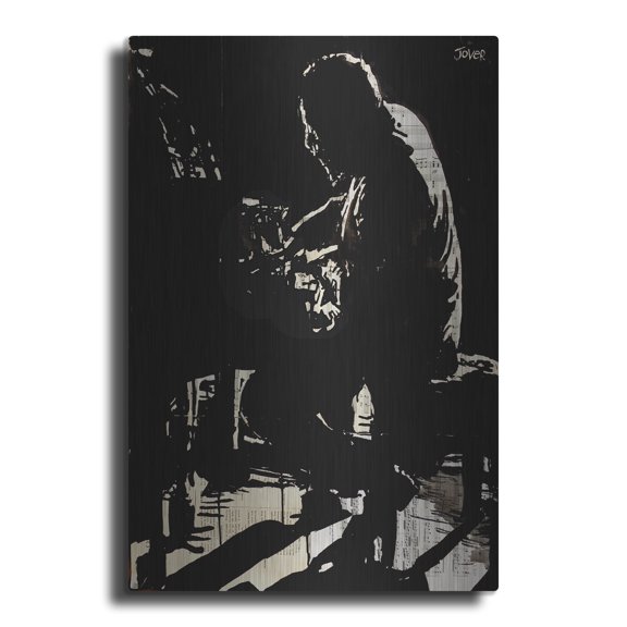 Luxe Metal Art '12 Bars' by Loui Jover Metal Wall Art, 12" x 16"