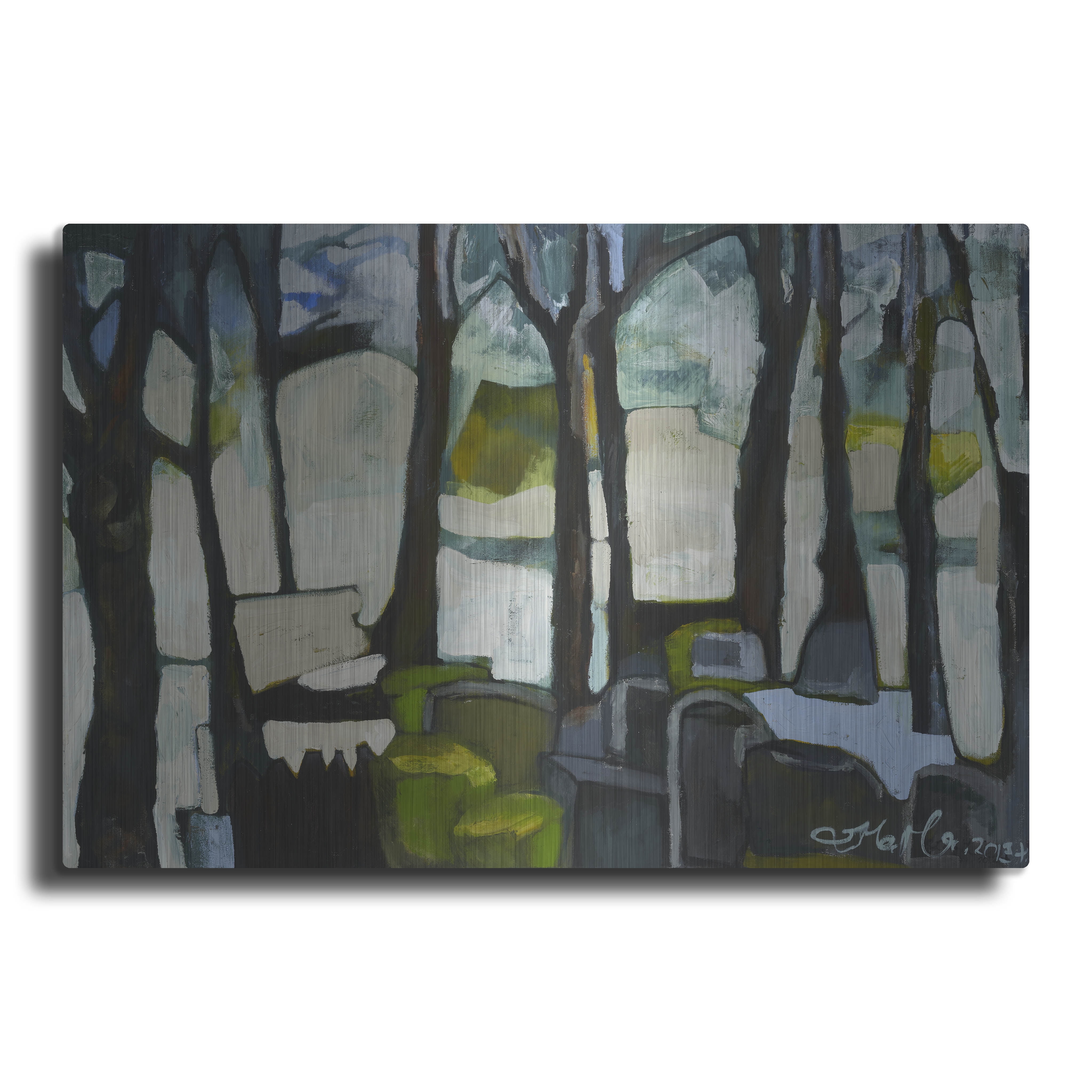 Luxe Metal Art 'A Quiet Place' by Erin McGee Ferrell Metal Wall Art, 24 ...