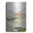 thumbnail image 1 of Luxe Metal Art 'Abstract Mountain 2' by Petals Prints Design, Metal Wall Art, 24"x36", 1 of 9
