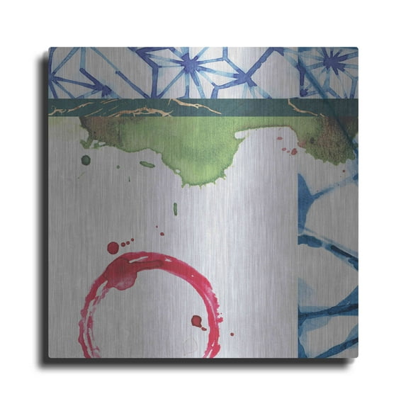 Luxe Metal Art 'Agenais 1' by Louis Duncan-He, Metal Wall Art, 36"x36"