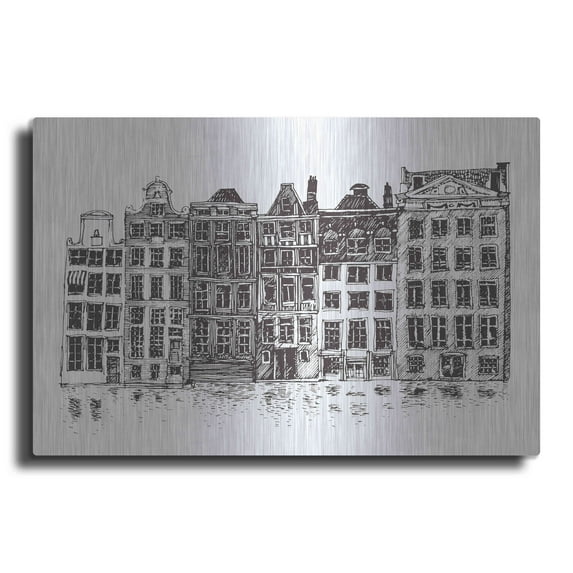 Luxe Metal Art 'Amsterdam II' by Incado, Metal Wall Art, 36"x24"