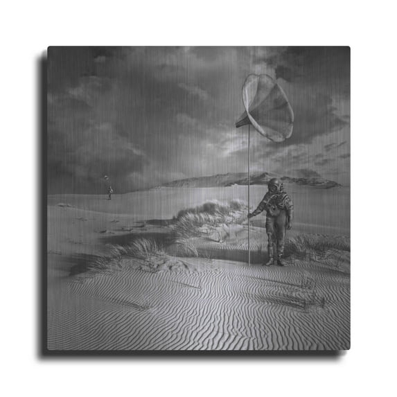 Luxe Metal Art 'Argonauci' by Dariusz Klimczak, Metal Wall Art, 24"x24"