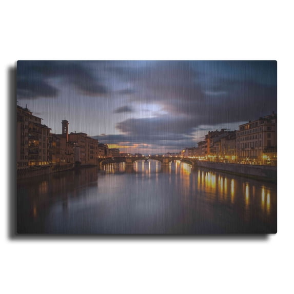 Luxe Metal Art 'Arno' by Giuseppe Torre, Metal Wall Art, 36"x24"