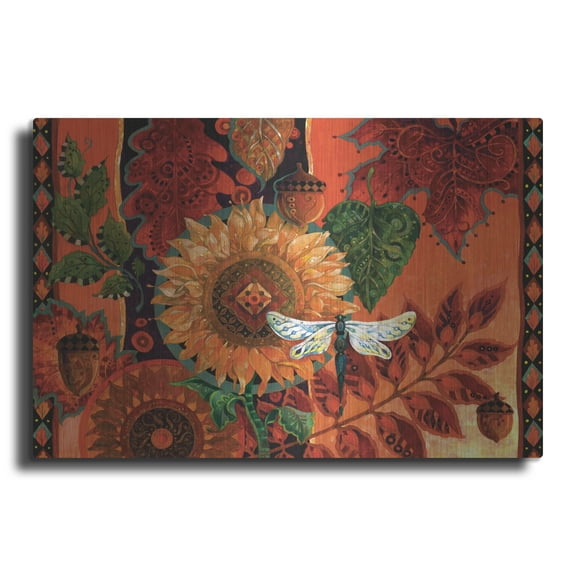 Luxe Metal Art 'As Fall Nips The Air' by David Galchutt Metal Wall Art, 16" x 12"