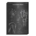 thumbnail image 1 of Luxe Metal Art 'Bagpipe Vintage Patent Blueprint' by Epic Portfolio, Metal Wall Art, 12"x16", 1 of 9