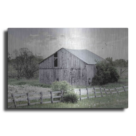 Luxe Metal Art 'Barnsville Barn' by Lori Deiter, Metal Wall Art, 36"x24"