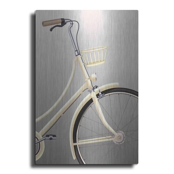 Luxe Metal Art 'Bicycle' by Design Fabrikken, Metal Wall Art, 24"x36"