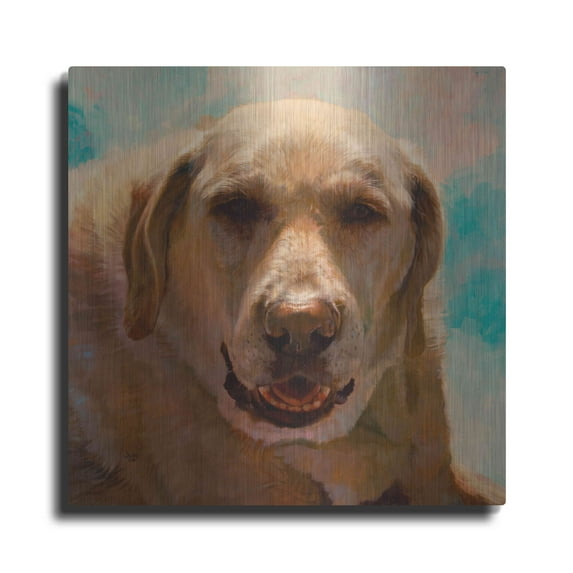 Luxe Metal Art 'Big Oscar' by Julie Bel, Metal Wall Art, 36"x36"