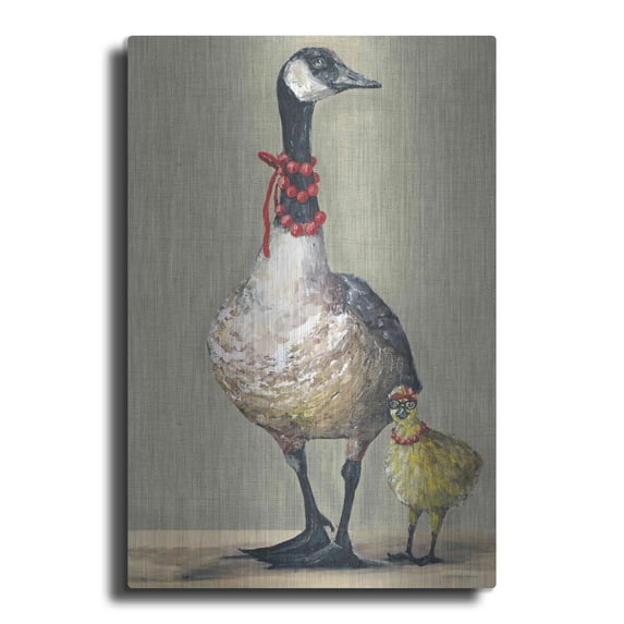 Luxe Metal Art 'Birds of a Feather' by Kamdon Kreations, Metal Wall Art, 24"x36"