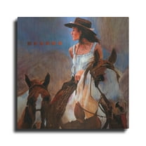 Luxe Metal Art 'Bring ?Em Home' by J. E. Knauf, Metal Wall Art, 12"x12"