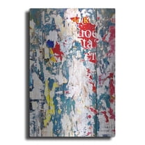 Luxe Metal Art 'Bus Poster Remnant Siena 3' by IMB, Metal Wall Art, 12"x16"